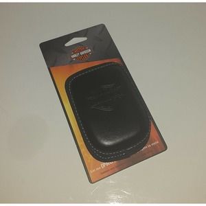 Harley Davidson Leather Phone Protection Pocket Black NWT